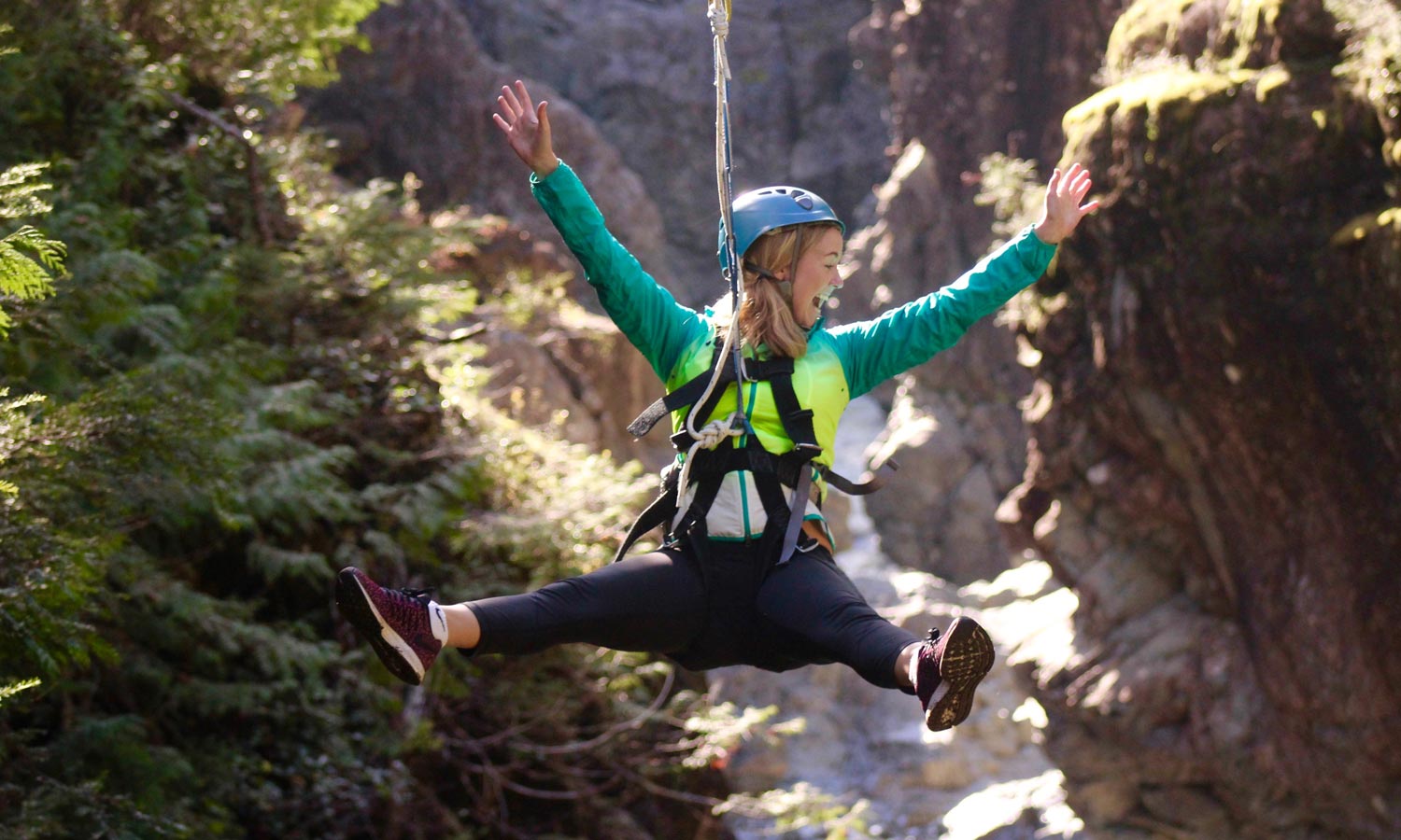 Heli-Ziplining Westcoast Wild Woman