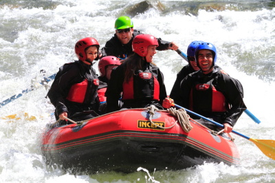 whitewater rafting thrilling