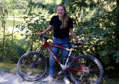 CWR Happy Mountain Biking Girl