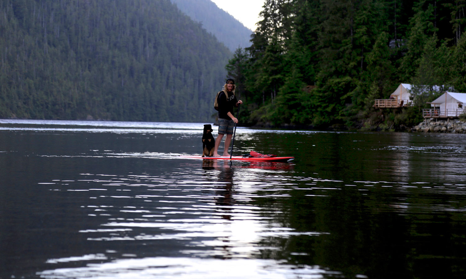 Paddle Boarding Joe and Honey