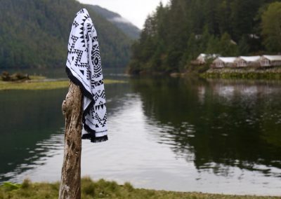 CWR 'Tofino Towel' on Location at the Outpost